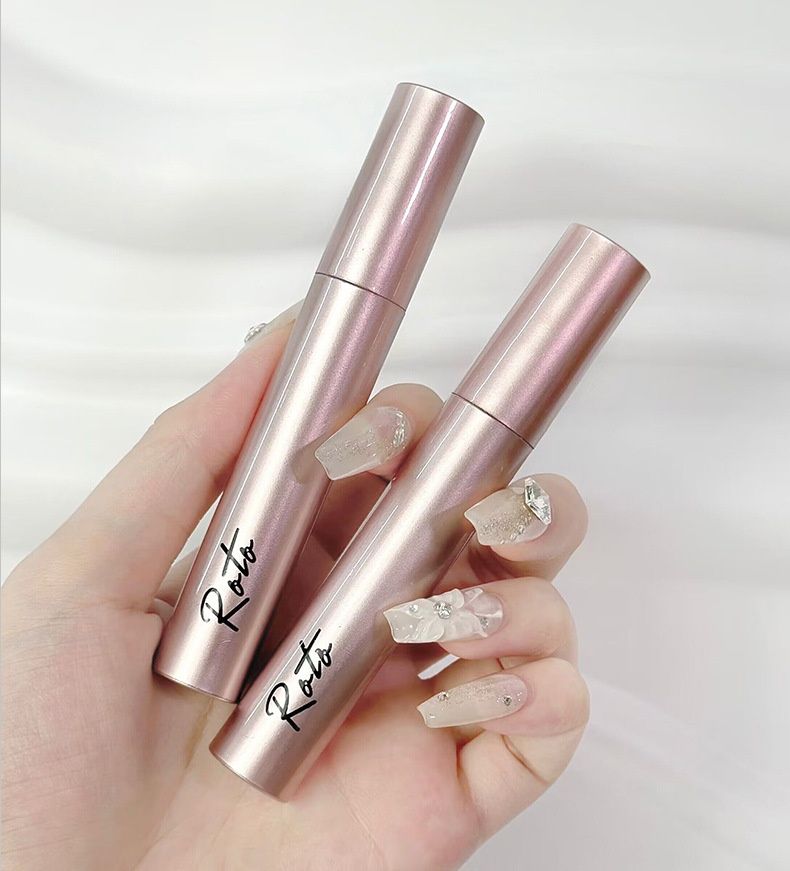 ROTO Little Sun Eye Black, lang und lockig, langanhaltende Formgebung, fleckenfrei, ohne Make-up, wasserfest, schwarzes Augenlid_voghion.com