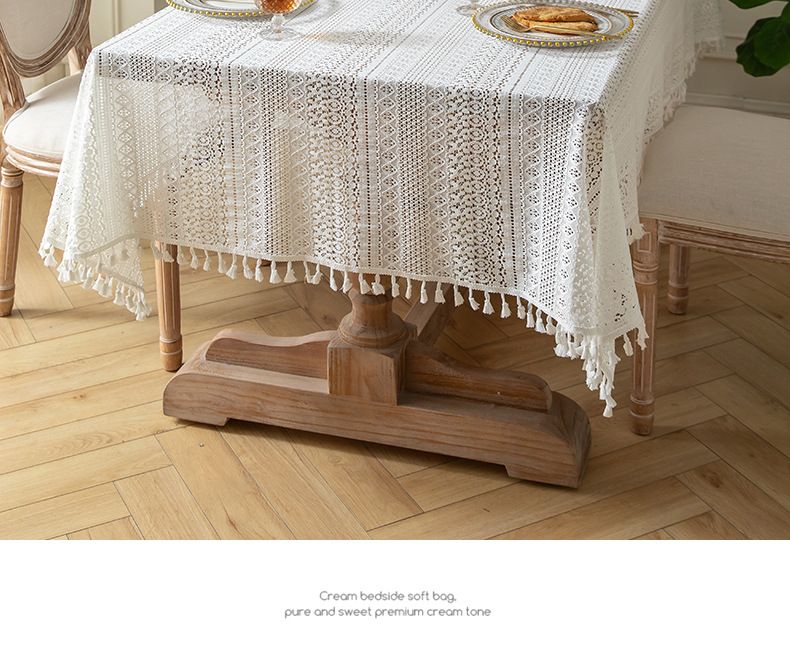 Tovaglia in pizzo bianco beige, decorazione per matrimonio, tovaglia retrò, tovaglia da tavolino, tovaglia con sfondo fotografico_voghion.com