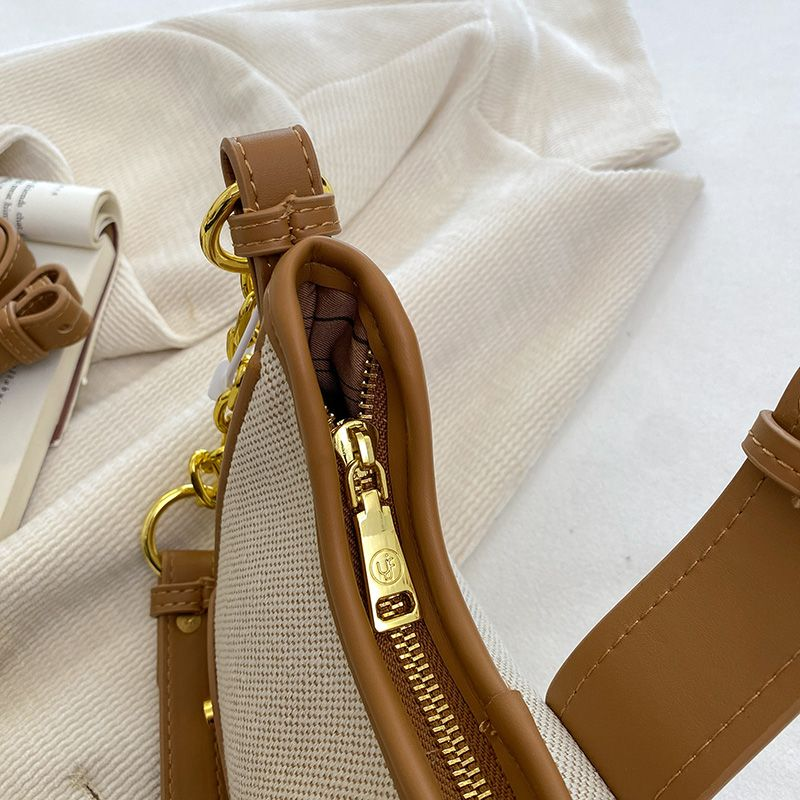 2023 Uusi niche-muotoinen ketjumainen crossbody-naisten muotilaukku, jossa on yksi olkapää ja kainalo._voghion.com