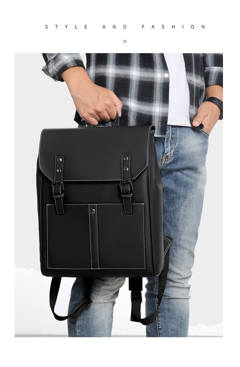Business Backpack Men's And Women's Clamshell Large Capacity Backpack Backpack Waterproof 15.6 Inch Computer Bag_voghion.com