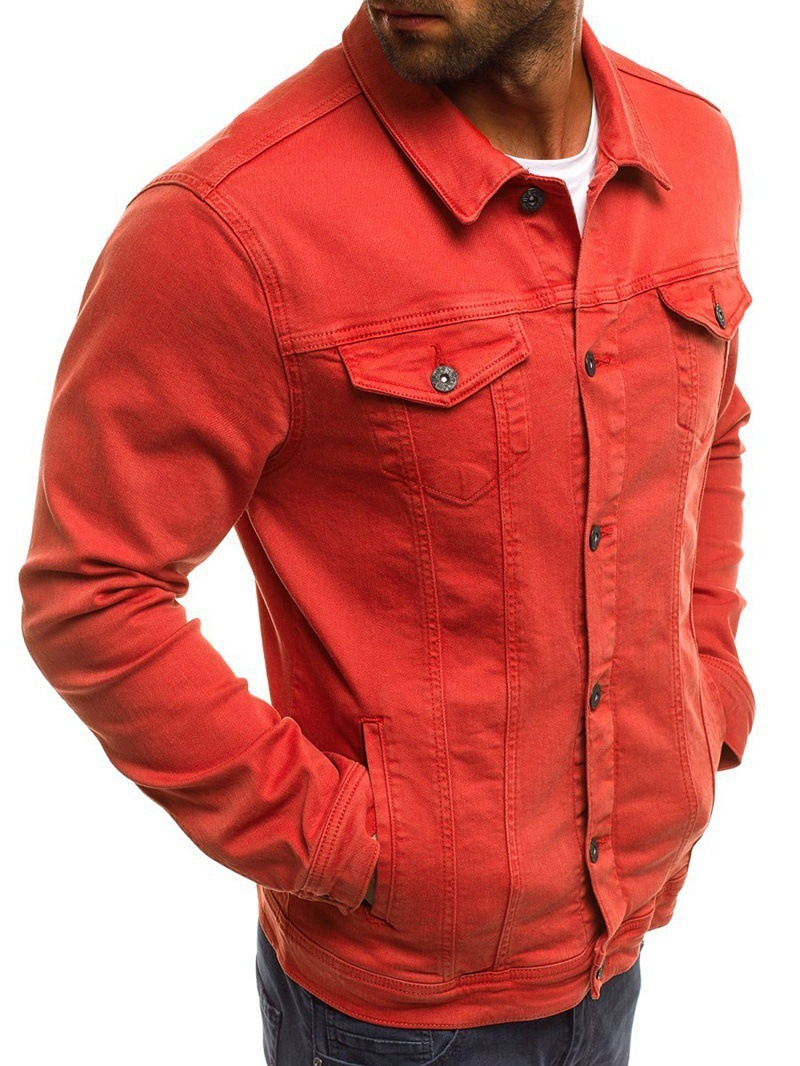 Herren Neue Jeansjacke Mode Lässige Jacke Top Coat_voghion.com