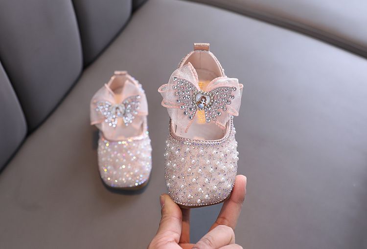 Version Mädchen Kleine, Mittlere Und Große Kinder Prinzessin Einzelne Schuhe Leder Schuhe Tanzschuhe Performance Schuhe_voghion.com