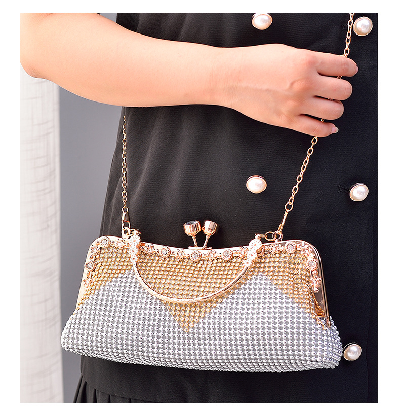 Pochette de soirée Rhie pour célébrités, mode européenne et américaine, oblique, nouvelle pochette polyvalente pour femmes_voghion.com