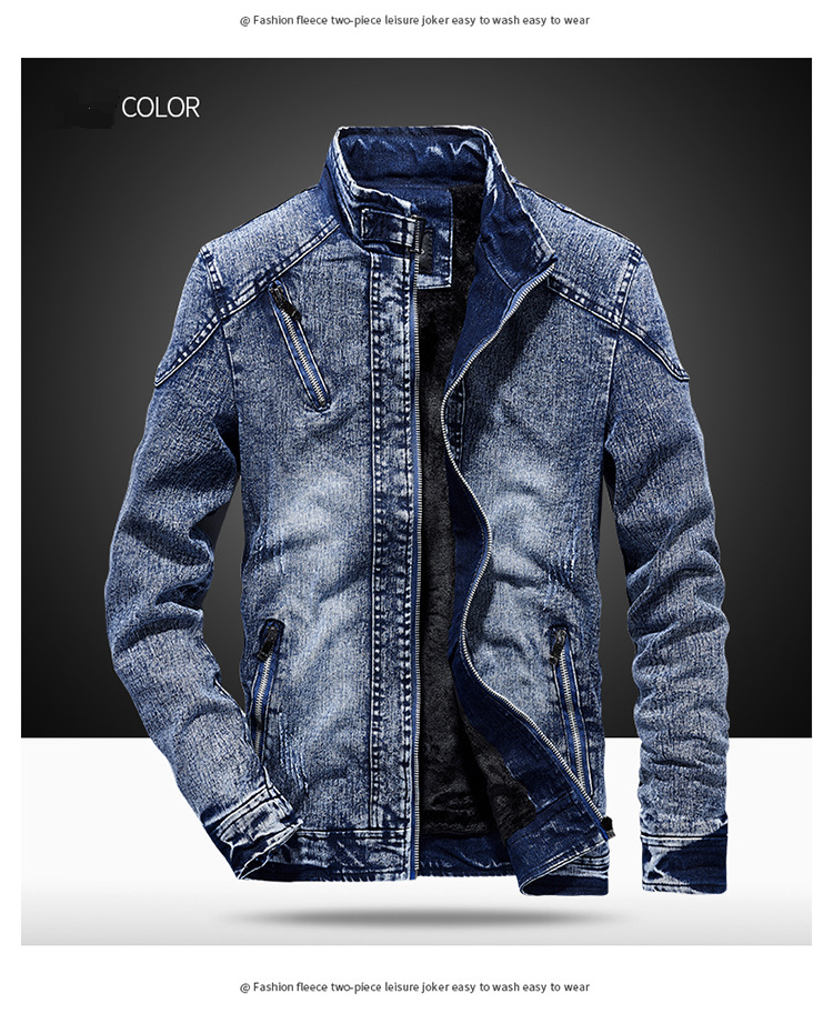Men’s Clothing New Jacket Men's Autumn And Winter Style Trendy Cotton Slim Men's Retro Denim Jacket Clothes Youth_voghion.com