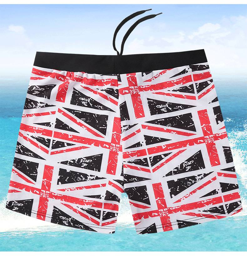 Nuevo bañador de playa para hombre con estampado, secado rápido y diseño holgado para evitar vergüenzas. Ideal para vacaciones en aguas termales._voghion.com