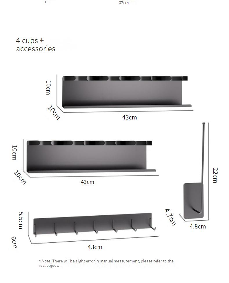 Family Organizer New Product Modular Cup Holder Multifunctional Home Kettle Storage Rack_voghion.com