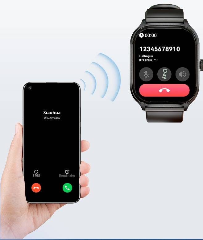 Reloj inteligente deportivo X8 resistente al agua con monitor de frecuencia cardíaca, pantalla grande y batería de larga duración. Compatible con Android e iOS._voghion.com