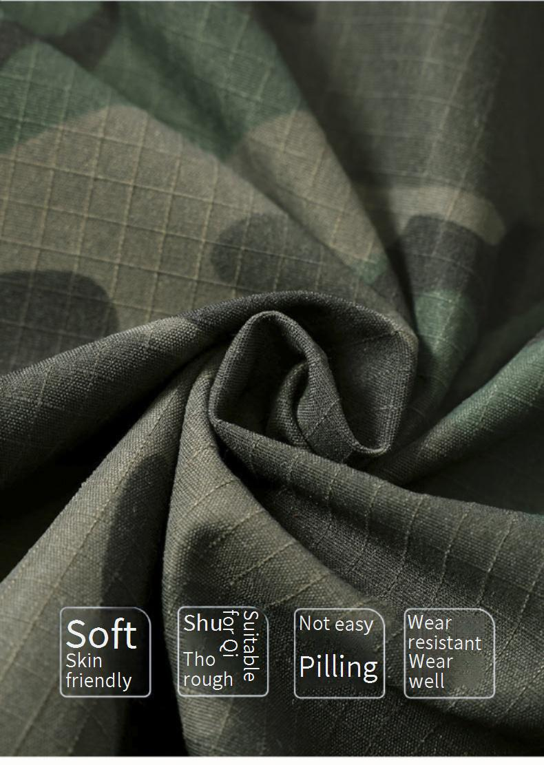 Taktisches Tarnuniform-Set – Strapazierfähige Militärarbeitskleidung für Männer, Outdoor-Training und Feldeinsätze (mehrere Farben und Größen erhältlich)_voghion.com
