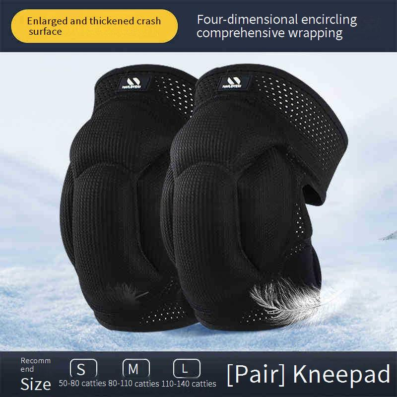 Professionele skibeschermingsset - Verstelbare knie- en elleboogbeschermers met heupbescherming voor mannen en vrouwen - Ademend en schokbestendig voor skiën_voghion.com