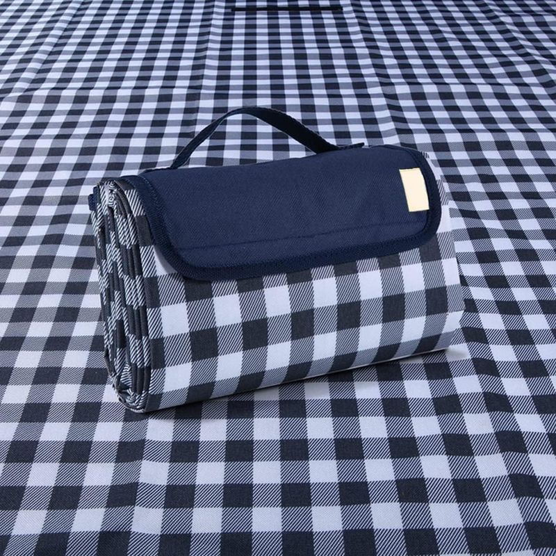 PUPOPIK Outdoor Picnic Blanket, XL Foldable Waterproof Sand Mat, Extra Large 80 80inch (Approx. 203.2 X 203.2cm )_voghion.com