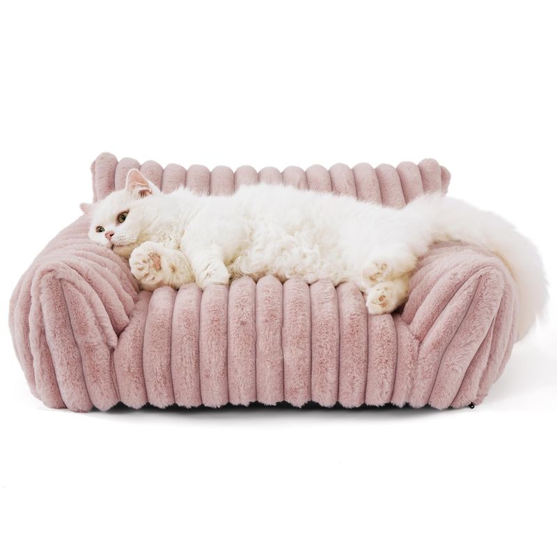 Forniture per cani e gatti, letto caldo in peluche per tutte le stagioni_voghion.com