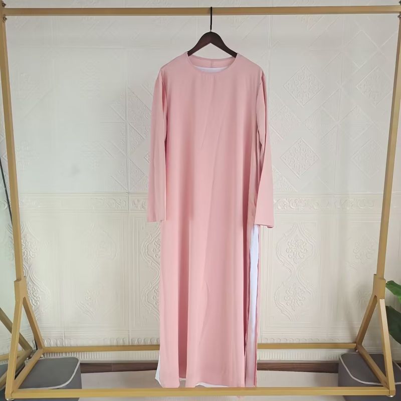 Dameskleding Dubai Dames Tweedelig Pak Robe Onderkant Rok Casual Jurk_voghion.com