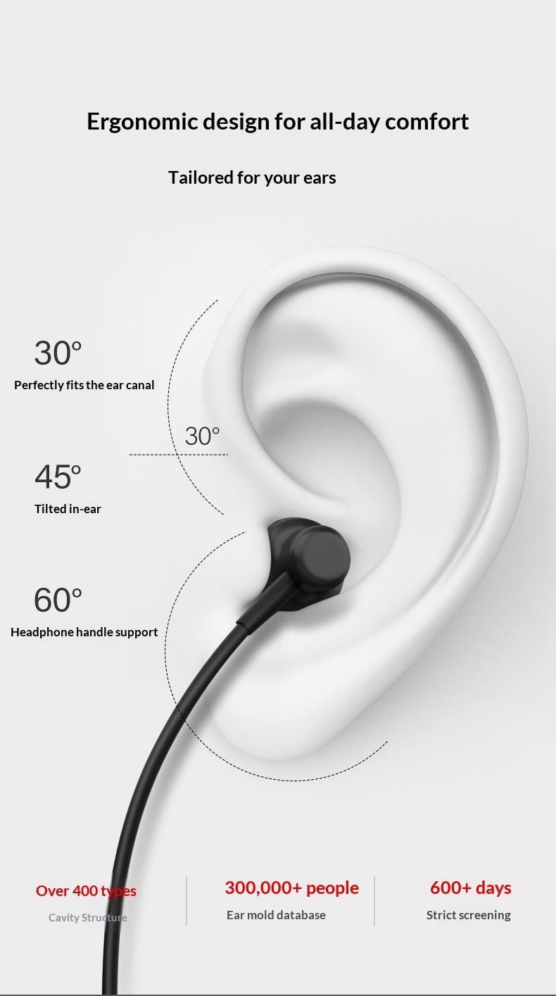 Słuchawki douszne NeoGear z silikonową opaską na szyję, podwójne słuchawki do biegania, długa żywotność baterii, muzyka, połączenia, inteligentny Bluetooth_voghion.com