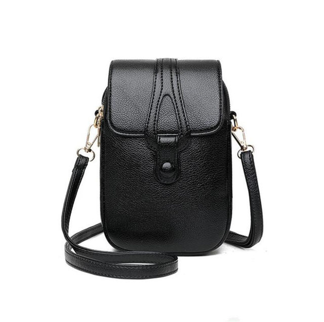 Borse a tracolla in morbida pelle per donna Borsa a tracolla con nappe tinta unita di alta qualità Borse a tracolla per cellulare retrò_voghion.com