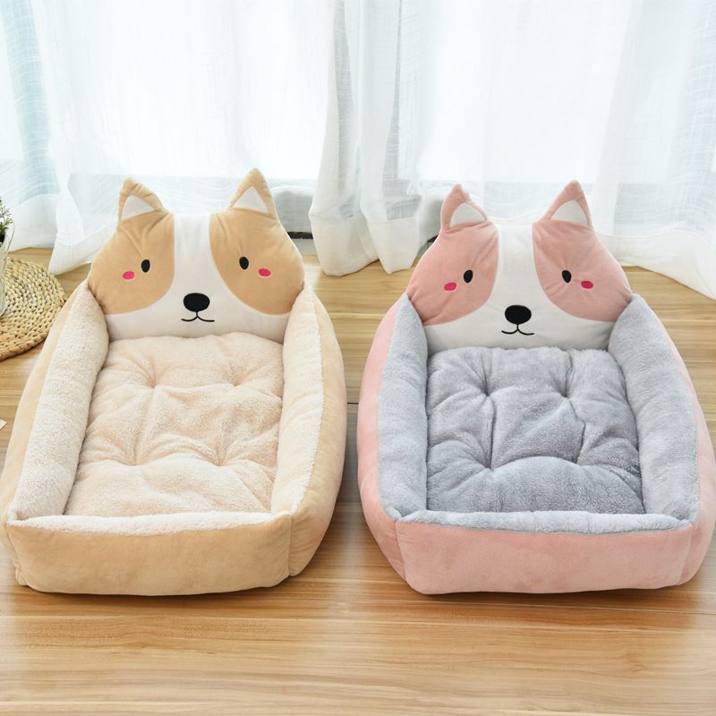 All-Season Universal Large And Small Dogs Internet Celebrity Cartoon Bed Dog Mat Cat House Pet Supplies_voghion.com