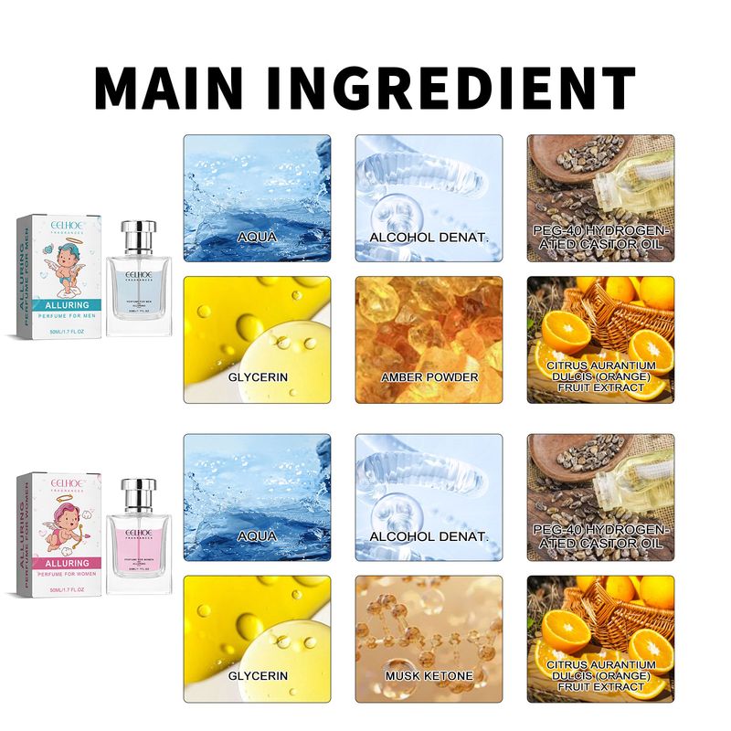 EELHOE Cupid Information Perfume (Women's Edition) ist ein lang anhaltender, leichter, frischer und natürlicher Nischenduft für Handgelenke und hinter den Ohren_voghion.com