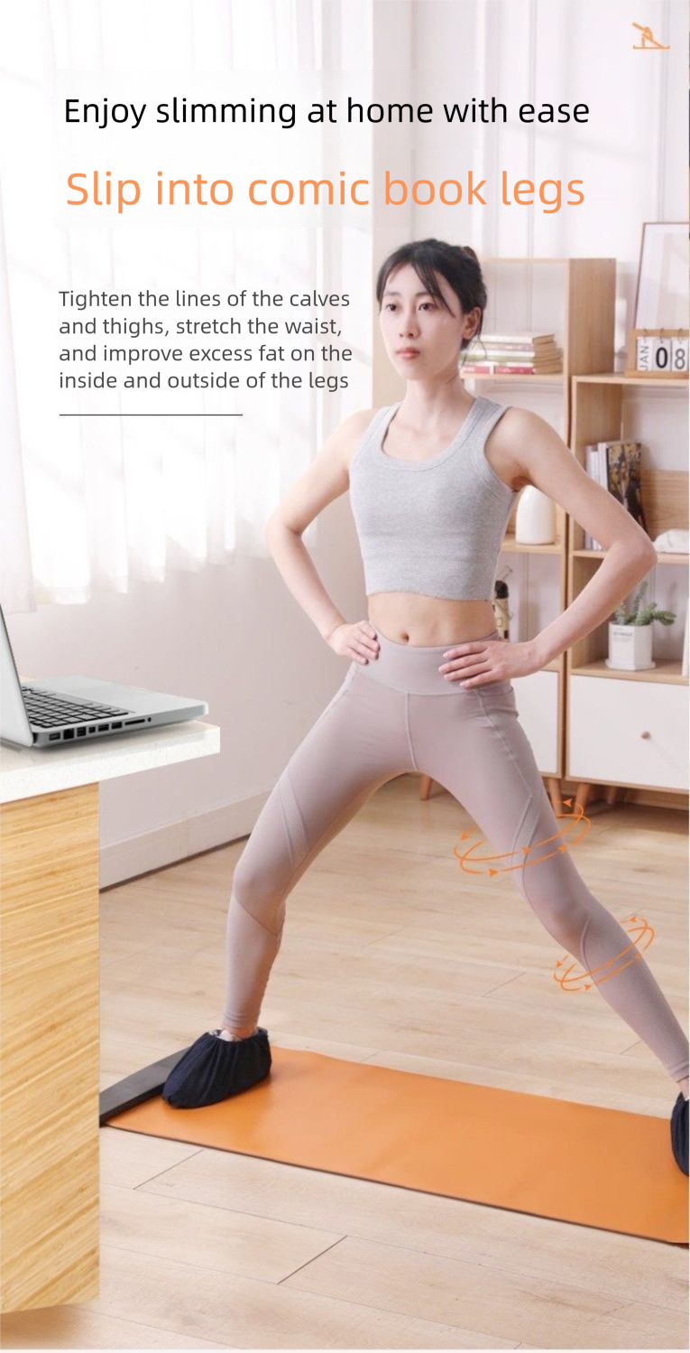 Tavola per artefatti fitness per bambini e adulti, macchina per pattinaggio di velocità per uso domestico, allenamento per le gambe per perdere peso e dimagrire_voghion.com