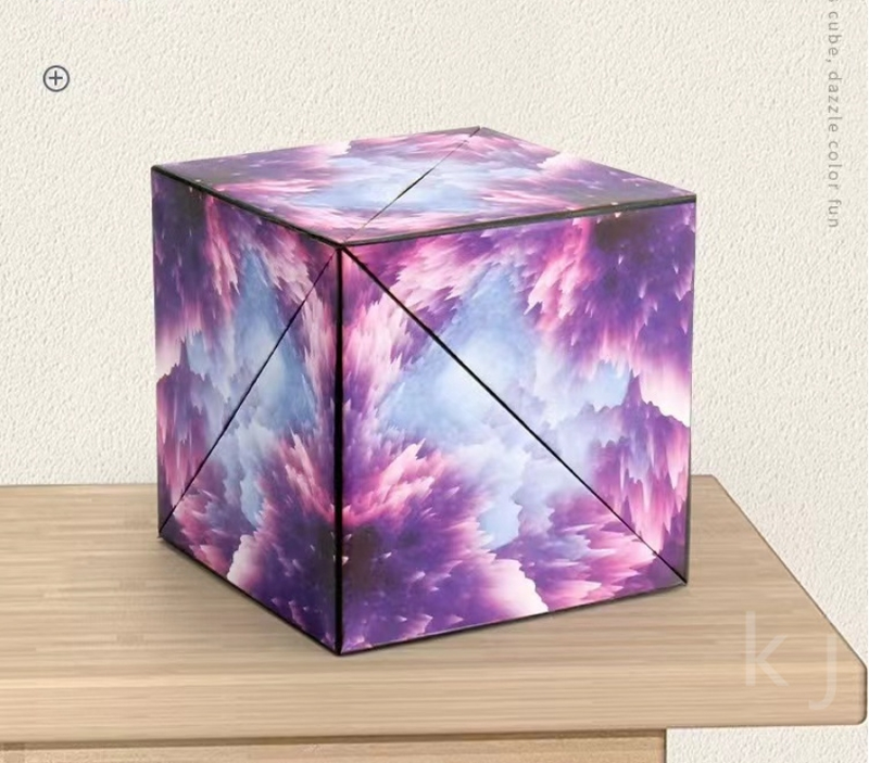 Geometria Magnética Cubo Mágico Sólido Quebra-cabeça Quebra-cabeça de Descompressão Quebra-cabeça Quebra-cabeça com Geometria Versátil Magnetismo_voghion.com