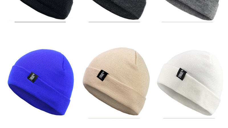 Unisex Autumn/winter warm woven ski hat with hip hop knit hat over cloth wool hat_voghion.com