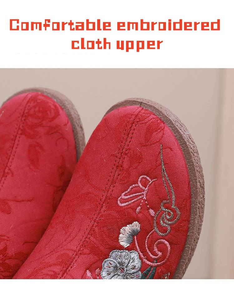 Wanter al Peking Stoffschuhe fir Fraen plus Fleece verdickt Mëttelalter an eeler ethnesch Wand Kottengstiwwelen rutschfest gestickte Kottengschuhe_voghion.com