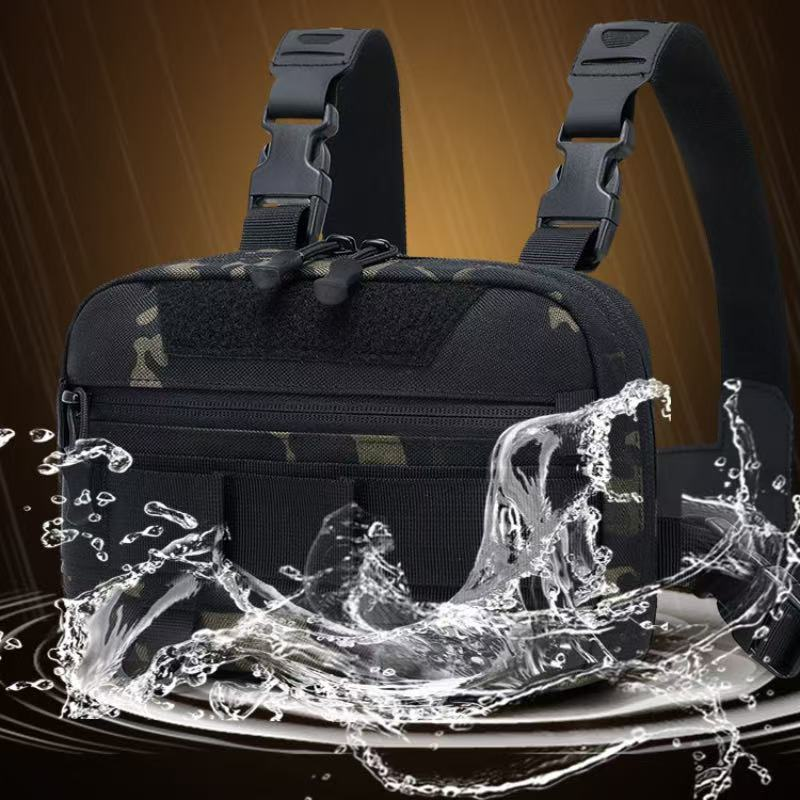 Bolsa tática, bolsa de peito, bolsa frontal, à prova d'água, molle, nylon, mochila de escalada, acampamento, caça ao ar livre, mochila de viagem, colete_voghion.com