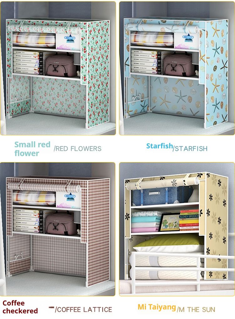 Foldable Wardrobe Closet – Multi-Layer Storage Organizer With Metal Frame & Fabric Cover – Space-Saving Clothes Rack For Dorm & Small Rooms_voghion.com
