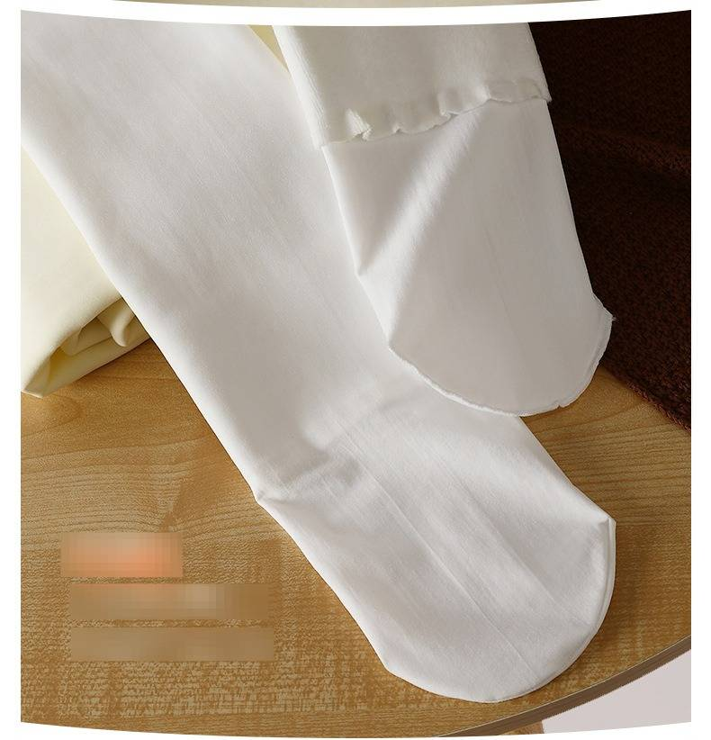 Profesjonalne rajstopy nylonowe do tańca – zimowe pończochy baletowe z podszewką z polaru (100D/150D/300G), podeszwa antypoślizgowa, wzmocniony klin do baletu i jogi_voghion.com