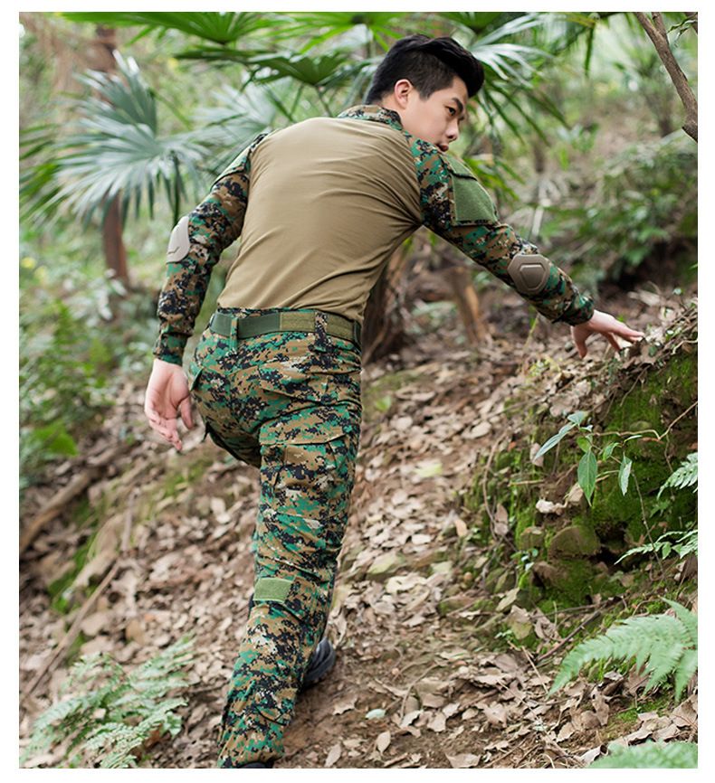 Camouflage Frog Tactical Training Quick-Dry Enthusiast Outdoor CS Expansion Field Suit Cross-Border Wholesale_voghion.com