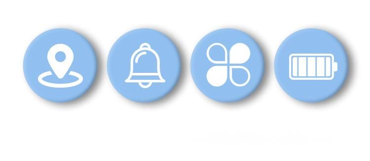 Mini traceur Bluetooth étanche – Dispositif anti-perte pour clés, portefeuille, sacs | Localisateur à distance intelligent_voghion.com
