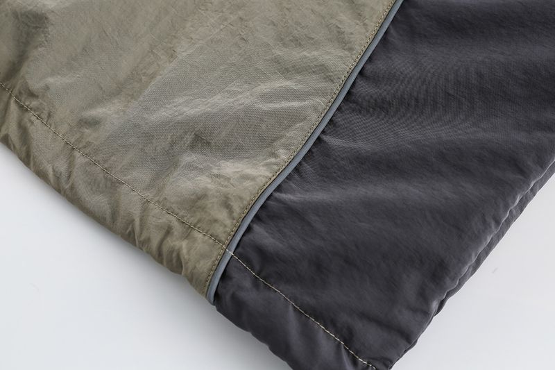 Sweat-shirt américain fonctionnel à blocs de couleurs, imperméable, pour hommes et femmes, pour l'extérieur, ample, décontracté, polyvalent, pour la montagne_voghion.com