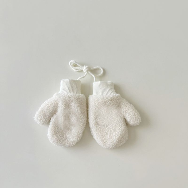 Guanti per bambini Guanti invernali caldi interbloccati per bambini Guanti per bambini con collo a V_voghion.com