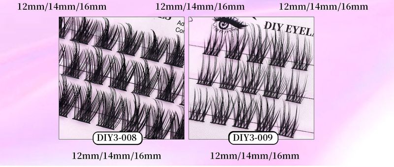 Beauty Health Oblique Flying Hot False Eyelashes Thick Diy Eye Lashes Segmented Single-Cluster Grafting False Eyelashes_voghion.com