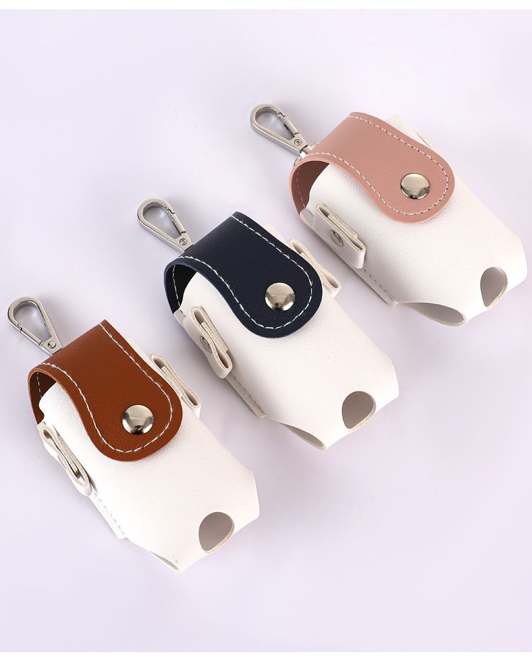 Portachiavi da appendere all'esterno con motivo color block, piccola borsa da cintura, borsa portatile per la protezione delle palline da mini golf_voghion.com