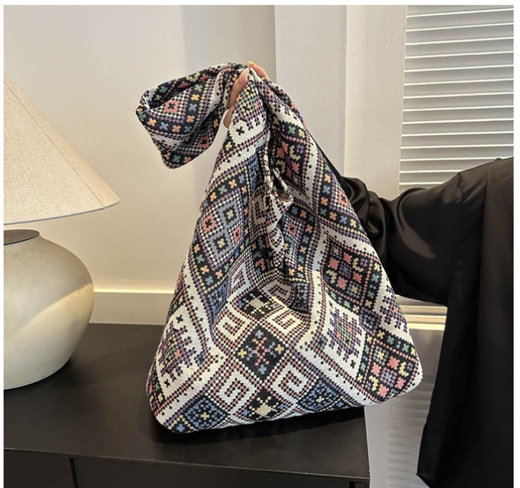 Efterår og vinter nye nationale vind stor kapacitet kvinde taske enkelt skulder armhule bucket taske all canvas taske stor taske_voghion.com