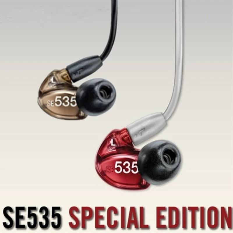 Bränd SE535 Eemaldatavad kõrvaklapid Hi-fi stereo peakomplekt SE 535 Kõrvaklapid Eraldi kaabel karbiga VS SE215_voghion.com