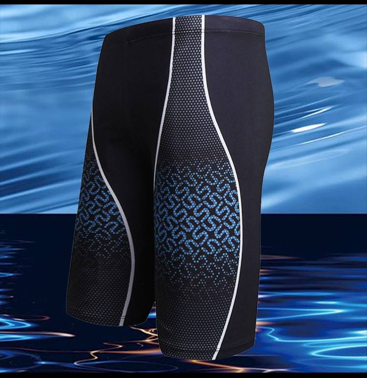 5-Zoll-Badehose für Herren, übergroße und stilvoll bedruckte Badehose mit Schnürung, Strandshorts aus Polyester zum Baden in heißen Quellen_voghion.com