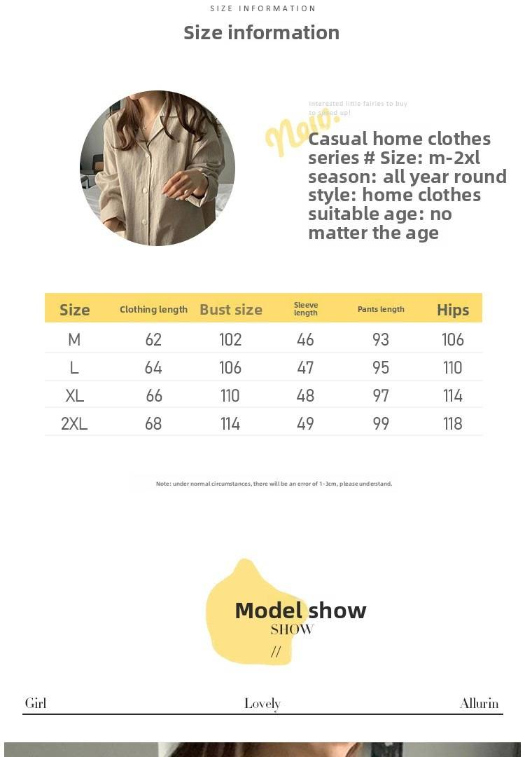 Pyjama à manches longues à rayures simples de style français Ins 2025 pour filles, ensemble de vêtements de détente décontractés et amples_voghion.com