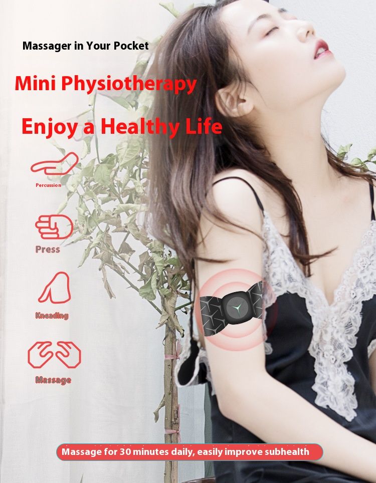 Mini cervicale massagepleister Ems microstroom schouder- en nekmassager Acupunctuur pols schouder- en nekmassager_voghion.com