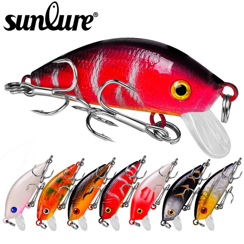 Plastic Hard 3.6g Floating Minnow 5cm Lure Rock Bionic Bait Fishing Gear DW1259_voghion.com