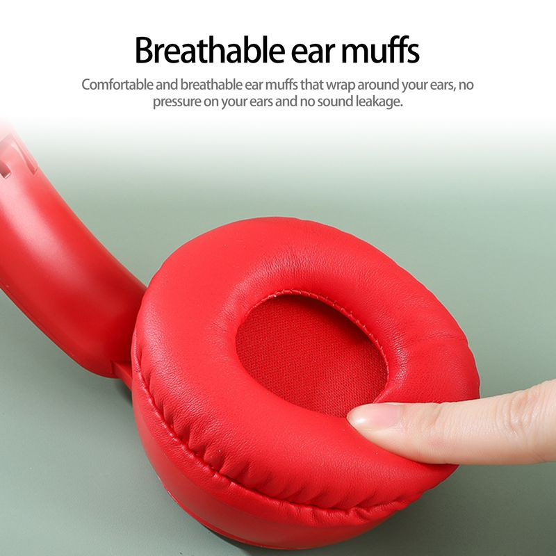 1 Set F68 Headset Bluetooth 5.1 Reduction Stereo Surround Ergonomics Design to Wear Foldable Adjustable Size Wireless_voghion.com