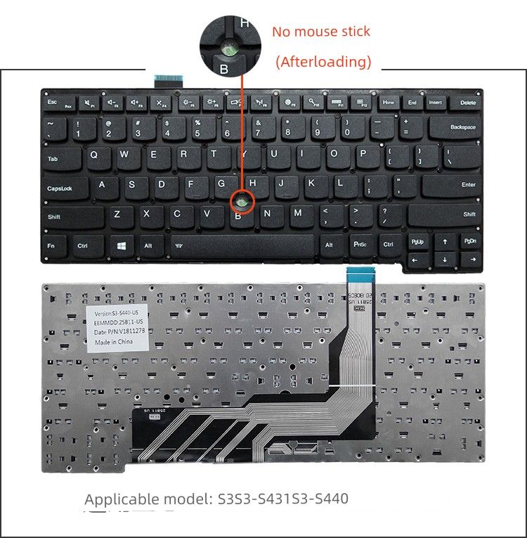 Taikoma „Lenovo ThinkPad S3 S3-S431 S3-S440 S5-531/540/S531/S540“ klaviatūrai_voghion.com