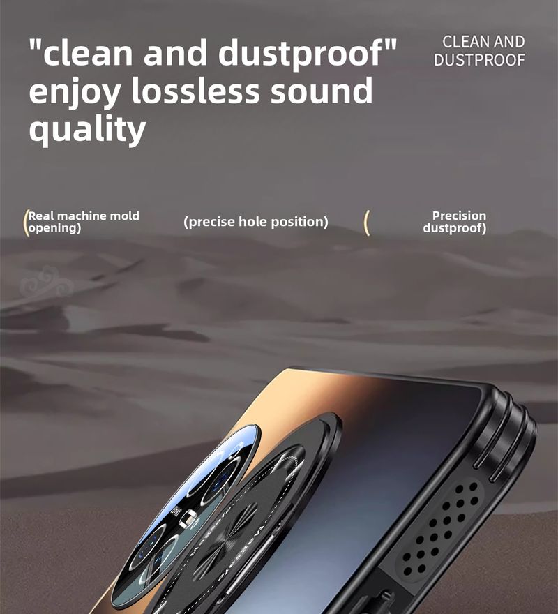 Huawei Mate70Pro+ Mate60RS Magnetic Phone Case With 360 Rotating Stand Anti-Scratch Matte Cover Shockproof_voghion.com
