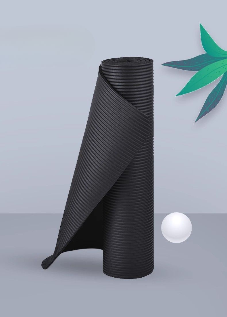 Yoga Thickened Non-Slip Exercise Fitness Sit-Up Home Use Shock Absorption Soundproof Widened Floor Mat_voghion.com