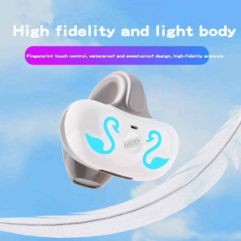 New GD68 Bluetooth Earclip Non In Single Ear Wireless Sports Earphone Business Style_voghion.com