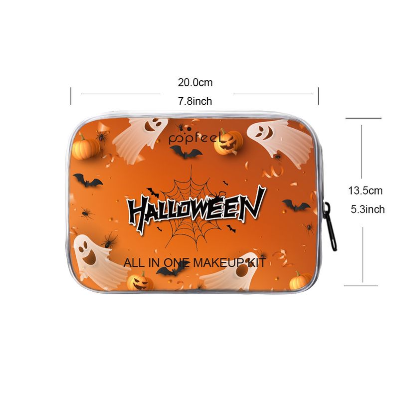 Make-upsets Nieuwe POPFEEL Make-upset Lipgloss Oogschaduw Blush Contourset Halloween Kerstmis_voghion.com