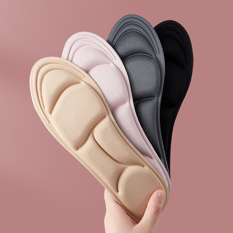 Zapato de espuma viscoelástica 5D para hombre y mujer, almohadillas ortopédicas para el cuidado de los pies, plantillas deportivas transpirables para correr_voghion.com