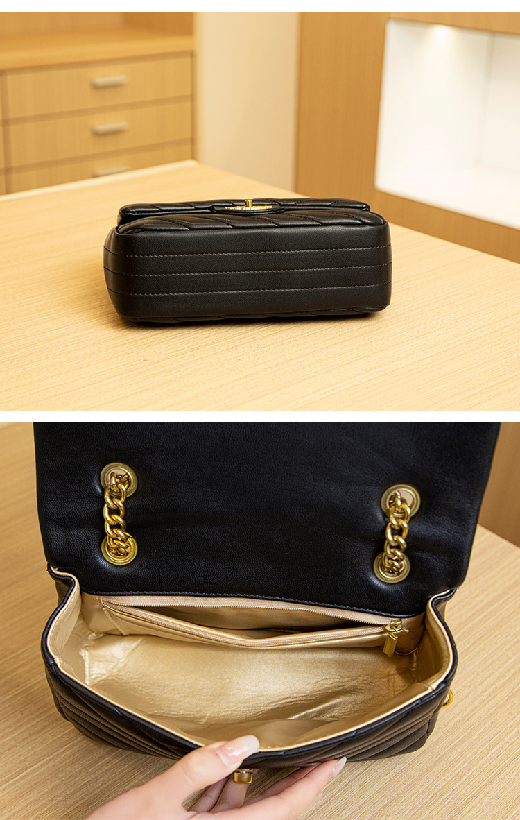 Borsa a tracolla di fascia alta piccola e alla moda con catena da donna versatile a tracolla nuova 2024_voghion.com