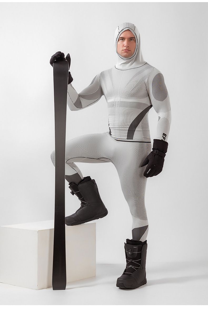 Ski Hooded Quick-Dry Clothing Pants For Men And Women Outdoor Sports Cycling Sweat-Wicking Autumn Thermal Compression_voghion.com