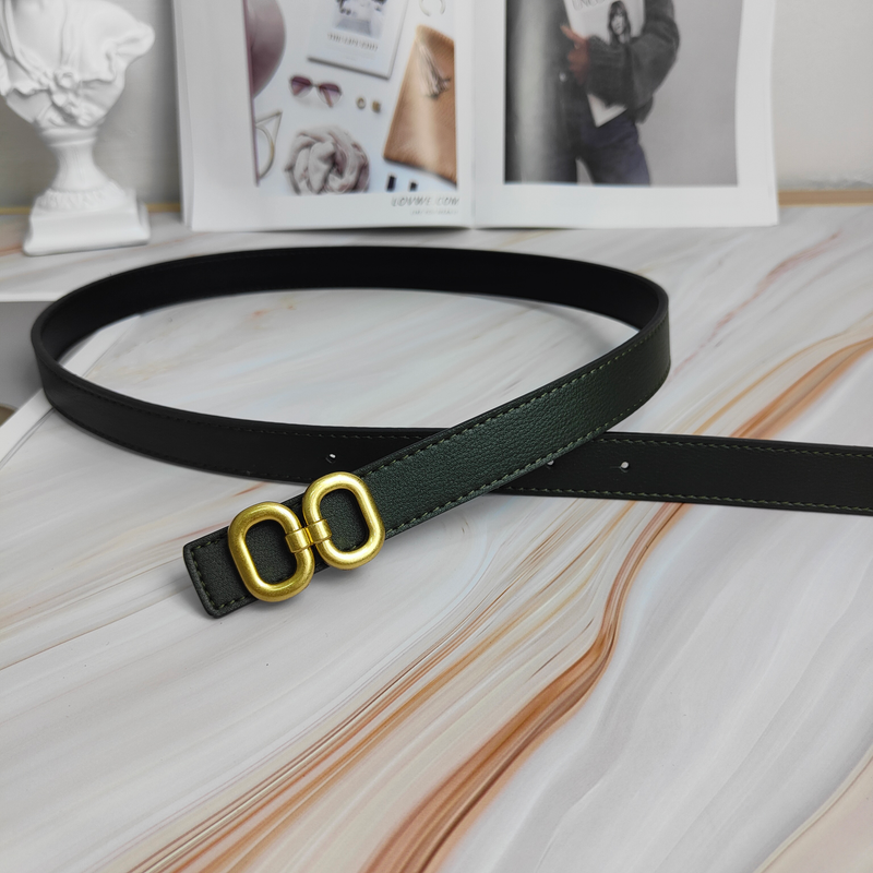 Hot Trend Duebelringschnalle Rëndleder Kaddosbox Damen Einfach Perséinlechkeet Luxus Senior Geschäftsmänner a Fraen Liederriemen 2.5CM_voghion.com