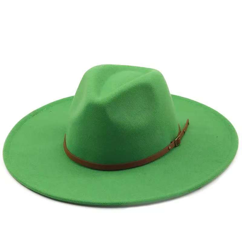 Klasik Geniş Kenarlı Porkpie Fedora Şapka Deve Siyah Erkek Kadın Kırılabilir Kış Şapkası Derby Düğün Kilise Caz Şapkaları aa11_voghion.com